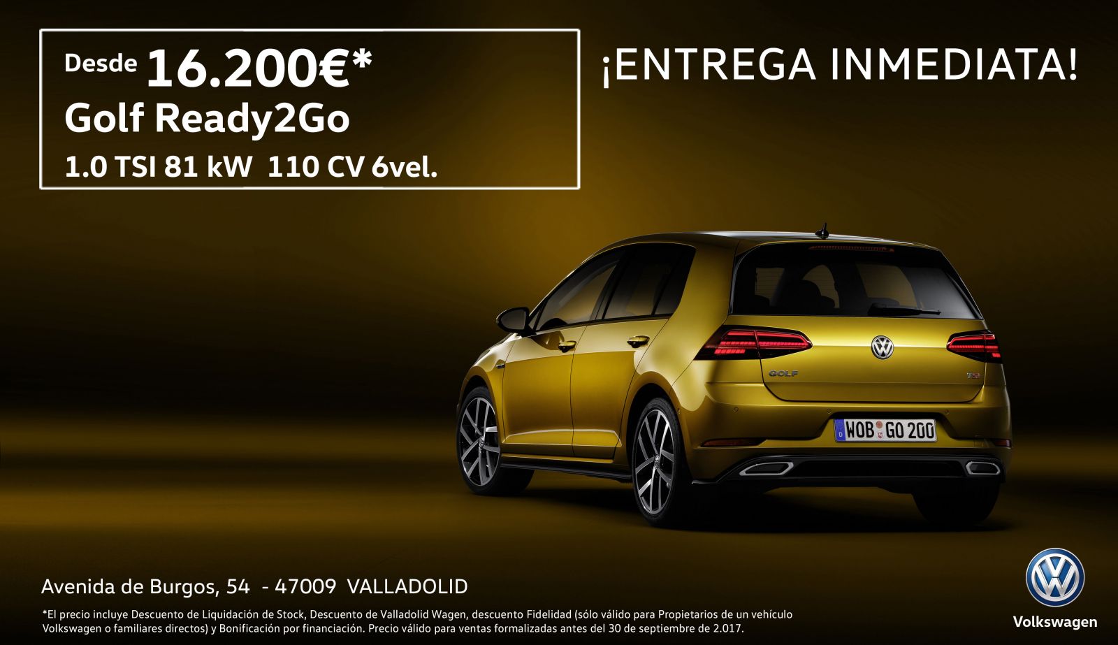 gOLF PROMOCION VALLADOLID VOLKSWAGEN